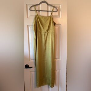 A New Day Strapless Olive Dress